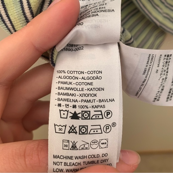 Levi’s Green Henley Top - Picture 7 of 11